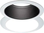 New Halo 6100BB 4PK 6" Recessed Tapered Black Ceiling Baffle W/ White Trim. Fixed Price $27.52.