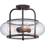 Quoizel TRG1716OZ Trilogy 3-LIGHT Semi-flush Mount In Old Bronze. Fixed Price $479.99.