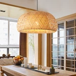 Vintage Bamboo Wicker Rattan Lantern Pendant Light Fixture Hanging Ceiling Lamp. Fixed Price $45.76.