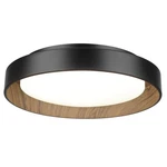 Wood Accent Flush Mount Ceiling Light, Led 13INCH Black Close To Ligh.... Fixed Price $79.50.