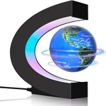 New Magnetic Levitating Floating Globe With Led Lights Cool Tech Desk Lamp, Wo. Fixed Price $40.26.