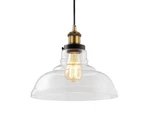 Jonathan Y 11" Brass Gold 1-LIGHT Iron And Glass Pendant Light, Farmhouse Adj.... Fixed Price $77.77.