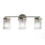 Ruee Luca 3-LIGHT Bathroom Vanity Bar Brushed Nickel Finish New. Fixed Price $49.99.