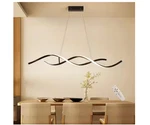 Genoci 40W 2-LIGHT Black Led Dimmable Pendant Remote For Kitchen Island. Fixed Price $89.90.