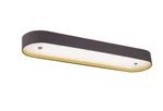 Envirolite Stacy 44 In. Modern Gray Led Flush Mount Light W/brushed Gold Accents. Fixed Price $47.88.