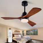 Xbibi 42 Inch Ceiling Fans Lights And Remote Modern 3 Blades Wood. Fixed Price $153.88.