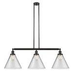 Innovations X-large Cone 3-LT Island, Or Bronze/clr 213-OB-G42-L-LED. Fixed Price $814.88.