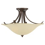 Feiss SF214GBZ Morningside Collection Semi Flush Mount Grecian Bronze. Fixed Price $189.99.