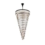 Elegant Lighting 1201SR48 Sydney 58 48" Wide Crystal Waterfall Chandelier. Fixed Price $9234.00.