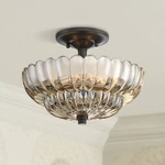 Quoizel Whitecap 11 3/4" Wide Mottled Cocoa Ceiling Light. Fixed Price $189.99.