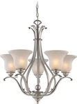 Vaxcel Lighting CH35405 Monrovia 26"W Chandelier - Nickel. Fixed Price $377.99.