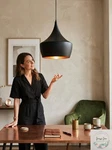 Zuo Copper Ceiling Lamp Matte Black Finish. Fixed Price $298.80.