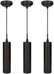 Led Black Pendant Light Fixture, Adjustable 3-PACK For Home Decor. Fixed Price $199.99.