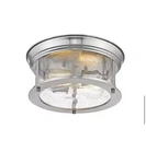 Z-lite Sonna Light Small Flush Mount, Brushed Nickel 727F10-BN. Fixed Price $59.50.