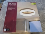Home Decorators 14" 20W Led Ceiling Flush Mount Light Fixture- Brushed Nickel. Fixed Price $45.00.