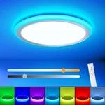 Blnan Rgb Led Flush Mount Ceiling Light With 13 Inch, ( Red, Green, Blue). Fixed Price $62.45.