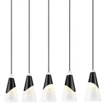 Z-lite 828P7-5L Aimie Light 42"W Linear Pendant Black. Fixed Price $1300.00.