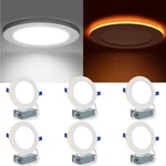 Meconard 6 Pack Inch 5CCT Led Recessed Lighting With Night Light, 2700K/300.... Fixed Price $77.70.