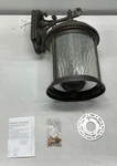 Progress Lighting Ashmore 3-LIGHT Water Seeded Glass Wall Lantern Antique Bronze. Fixed Price $239.50.