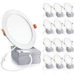 12 Pack 6 Inch Ultra-thin Led Recessed Ceiling Light With Junction Box, R.... Fixed Price $60.57.