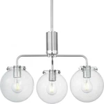 Progress Lighting Berea 3 Brushed Nickel Chandelier - Clear Seeded Glass. Fixed Price $60.00.