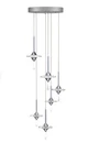 Light Crystal Tiered Integrated Led Chandelier. Fixed Price $30.00.