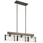 Kichler 43896OZ Aberdeen 42.5" 3-LIGHT Linear Chandelier Olde Bronze. Fixed Price $664.99.