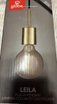 (2) Globe Electric 1 Light Plug-in Pendant W/ Black Designer Woven Fabric Cord. Fixed Price $44.00.