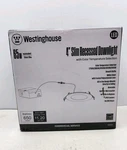 Westinghouse 52012 10W 4" Slim Recessed Led Downlight Color Temp Select. Fixed Price $19.22.