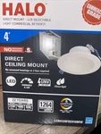 New 6PK 4" Halo LCR4129FSE010MW Canless Led Recessed Light 1200 Lumens Fast Ship. Fixed Price $50.00.