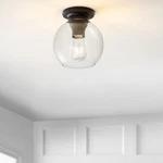 Jonathan Atlas 7.75 In. Oil Rubbed Bronze Metal/glass Led Flush Mount JYL7443A. Fixed Price $24.43.