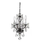 Crystorama Traditional Crystal 4 -light Distressed Bronze Chandelier. Fixed Price $111.99.
