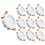 3 Inch Recessed Lighting, Dimmable Downlight 5W40W Halogen Equivalent, Cr.... Fixed Price $63.55.