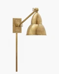 Visual Comfort Signature French Library Arm Wall Lamp Hand Rubbed Antique Brass. Fixed Price $359.00.