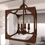 Hunter Highland Hill Textured Rust 4 Light Small Pendant Ceiling Fixture. Fixed Price $71.99.