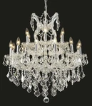 Palace Maria Theresa 13 Light Crystal Chandelier - Chrome 27X28. Fixed Price $971.25.