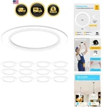 Sunco 12 Pack Goof Rings For 6 Inch Recessed Lights, Flush Mount White Can Li.... Fixed Price $42.46.