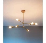 6 Light Sputnik Brilliance Handmade Modern Brass Atomic Ceiling Pendant. Fixed Price $236.55.