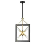 Hukoro Alfa 9-LIGHT 12.2 In. Modern Rectangle Lantern Pendant. Fixed Price $51.07.