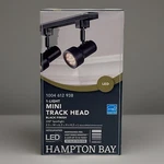 Hampton Bay 813770 Black Integrated Led Linear Track Lighting Mini Step Head. Fixed Price $15.99.