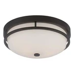 Nuvo Nevel Light Flush Fixture W/ Satin White Glass, BRONZE-60-5586 (1132). Fixed Price $59.99.
