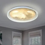 12 Inch Led Moon-style Flush Mount Ceiling Fixture,modern Light.... Fixed Price $53.47.