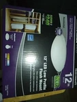 Metalux Led Flush Mount Ceiling Light Fixture 12 White Round Low Profile. Fixed Price $25.99.
