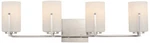 Maxim Dart 29 3/4" Wide Satin Nickel 4-LIGHT Modern Bath. Fixed Price $154.00.