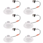 Energetic Lighting 4 In. Led Smooth Downlight Cct-selectable Retrofit (6-PACK). Fixed Price $34.95.