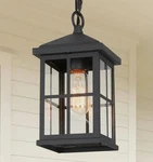 Lnc Bartholomew 10.5" 1-LIGHT Outdoor Hanging Lantern A04373. Fixed Price $44.99.