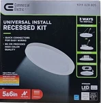 Commercial Electric NJ03A6IN3IN1-W 5/6 In. Led Recessed Light, 3-IN-1, Selectabl. Fixed Price $14.95.
