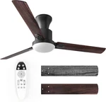 Ceiling Fans With Lights, 42 Inch Flush Mount And Remote. Fixed Price $169.19.