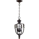 Quorum 6701-3-88 Three Light Corsican Gold Open Frame Foyer Hall Fixture. Fixed Price $54.99.