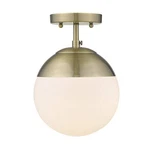Golden Lighting 3218-SF Ab Dixon Semi-flush-damp, Aged Brass- Moun.... Fixed Price $180.46.